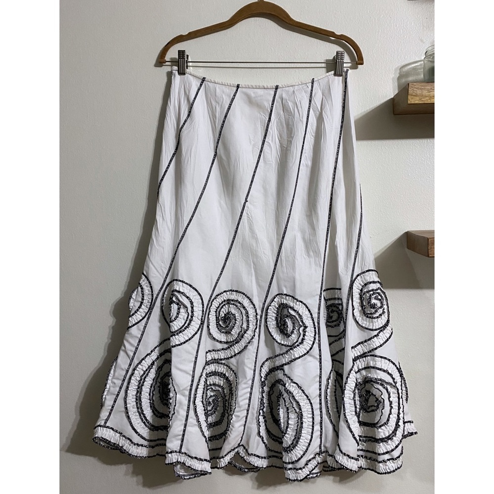 Stunning Textured Flare Skirt